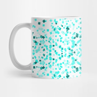 Teal Confetti Airburst Mug